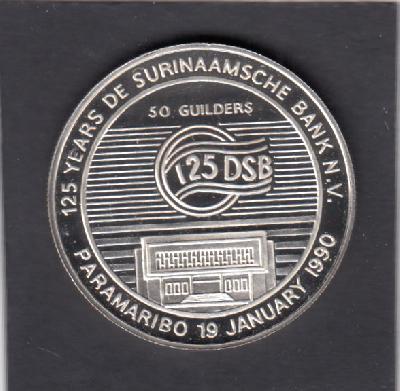 Beschrijving: 50 Gulden SURINAAMSE BANK